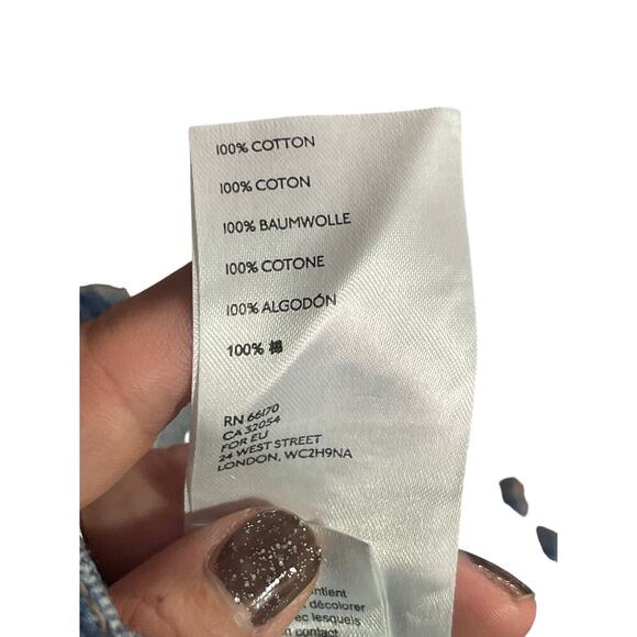 We The Free Free People Avenue Denim Faded Blue Cargo Mini Skirt Women's Size 26 - Picture 5 of 5